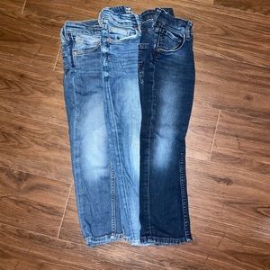 (3 pairs) H&M skinny jeans boys size 5/6